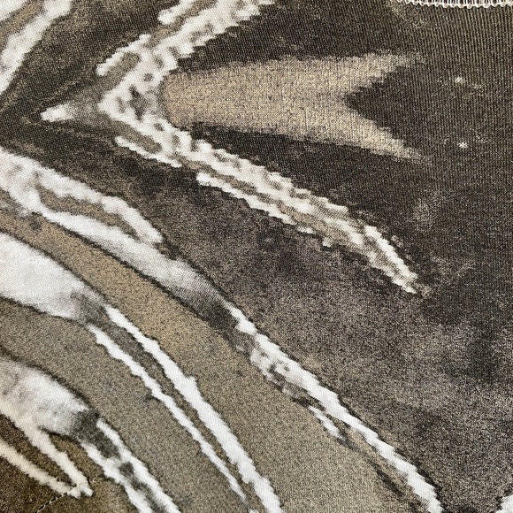 BEATE HEYMANN European STREET COUTURE Matte Metallic MINI DRESS Size 8 - Picture 8 of 11